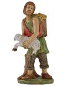 Shepherd with sheep and 30 cm pannier in Euromarchi PVC