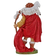 Pastor con oveja al hombro 30 cm en pvc 2