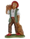 Mugnaio con sacchi 30 cm in pvc Euromarchi Mondo Presepi
