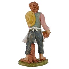 Farmer with hen and eggs 30 cm in pvc Euromarks 2