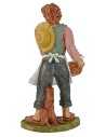 Farmer with hen and eggs 30 cm in pvc Euromarks
