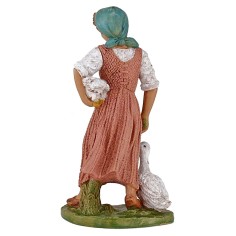 Peasant with geese 30 cm in pvc Euromarks 2