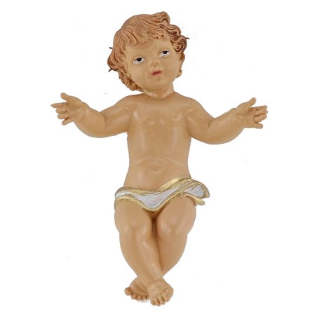 Gesù bambino 10 cm in pvc lux per statue 30 cm Mondo Presepi