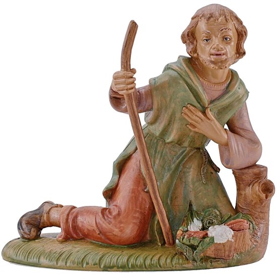 Pastor de rodillas serie 30 cm en pvc lux Euromarchi