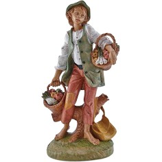 Man with baskets 30 cm Euromarchi