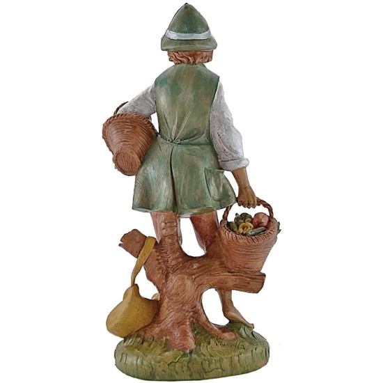 Hombre con cestas 30 cm Euromarchi Mundo Belenes