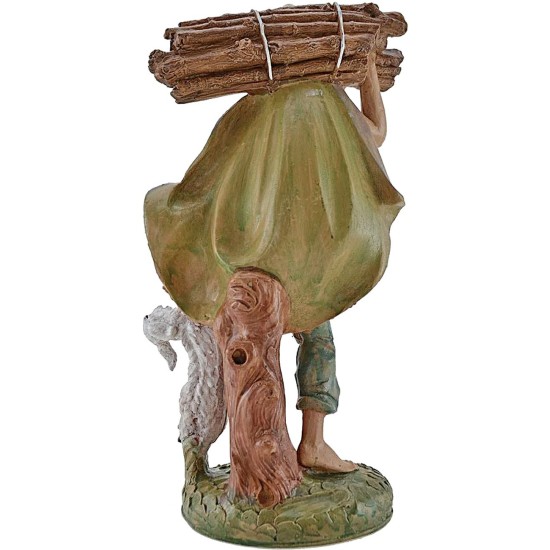 Man with fascine and sheep 30 cm Euromarchi