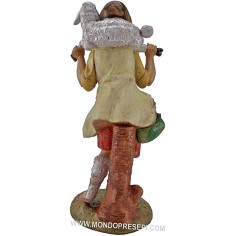 Shepherd with sheep on his shoulders 30 cm Lux Euro 2