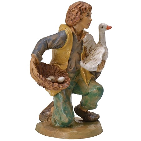 Giovane con oca serie 15-16 cm lux Euromarchi