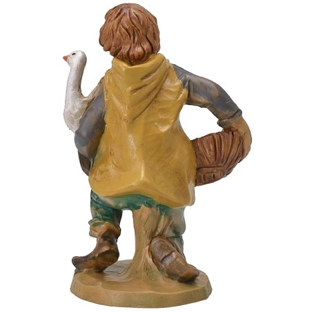 Young man with goose series 15-16 cm lux Euromarchi