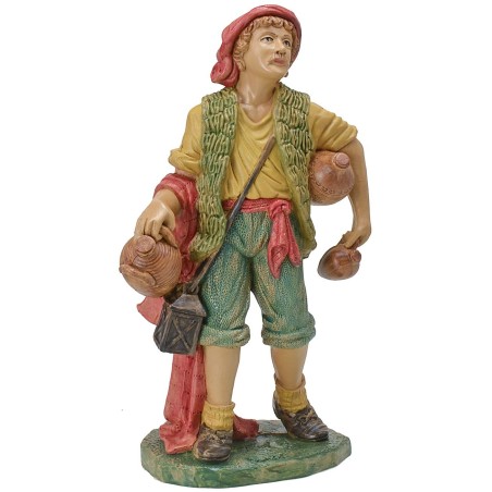 Pastore con anfore 30 cm in pvc Euromarchi