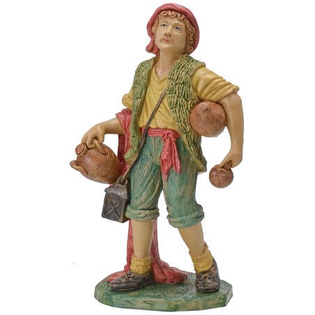 Pastore con anfore 30 cm in pvc Euromarchi base, serie