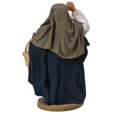 Vendedora de pan 12 cm de altura, pan, base, terracota 2