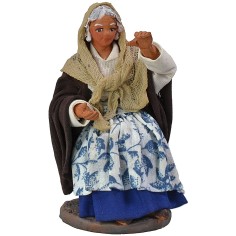 Donna che fa conversazione serie 12 cm