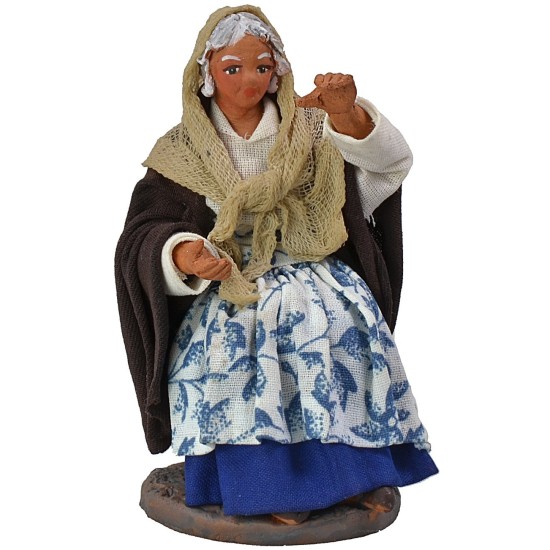 Donna che fa conversazione serie 12 cm