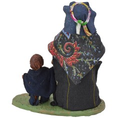 Donna con bambino serie 12 cm 2