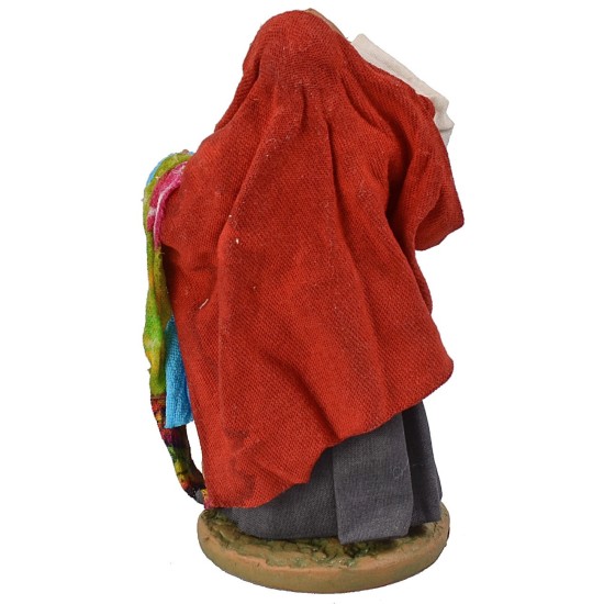 Venditrice di stoffe 12 cm