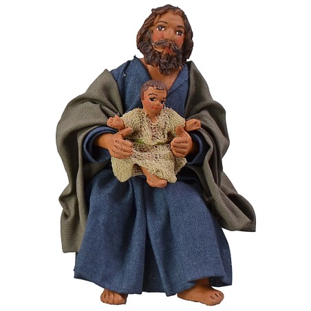 Natividad serie 12 cm tela, José, estatuas, María.