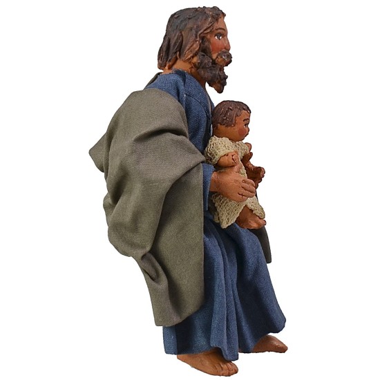 Natividad serie 12 cm tela, José, estatuas, María.