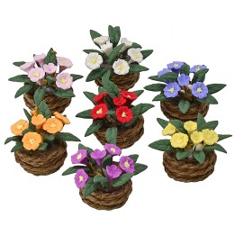 Cesto con fiori cm 2,8 h.