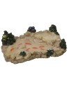 Estanque de resina con peces dorados cm 11x7,5x3 h