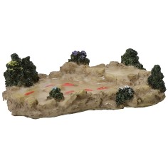 Laghetto in resina con pesci rossi cm 11x7,5x3 h 2