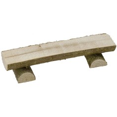 Panchina di tronchi cm 10x3,2x2 h articoli presepe, accessori 2