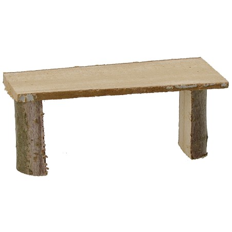 Mesa de madera cm 9x3,2x3,7 h artículos belén, accesorios