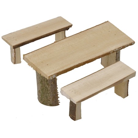 Tavolo di legno cm 9x3,2x3,7 h