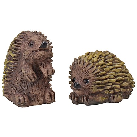 Juego de 4 erizos para estatuas de 10-12 cm, erizos, erizo, resina.