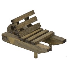 Carriola in legno cm 5x2,3x2,5 h legno, altezza, carriola 2