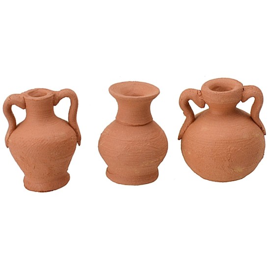 Conjunto de 10 ánforas surtidas de 2,1-2,4 cm de altura surtida, altura