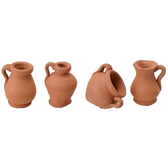 Set 10 anfore assortite cm 2,1-2,4 h assortite, altezza