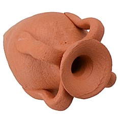 Terracotta amphora with handles cm 4.7 h terracotta, handles 2