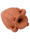 Anfora in terracotta con manici cm 4,7 h terracotta, manici