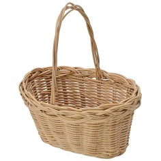 Cesto con manico in vimini cm 7,5x6x8,8 h altezza, manico
