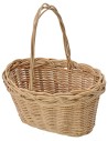 Cesta con asa de mimbre cm 7,5x6x8,8 h