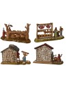 Set 4 mestieri Landi Moranduzzo serie 6 cm statue landi cm 6