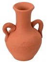 Anfora in terracotta con manici cm 6,3 h terracotta, altezza