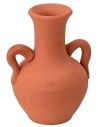 Ánfora de terracota con asas cm 6,3 h