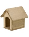 Cuccia in legno per cani cm 5,1x5,3x5,6 h legno, statue, cani