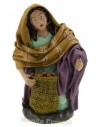 Cm 15 Donna in ginocchio con sacco
