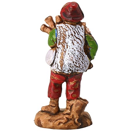 Zampognaro 3,5 cm de altura, materiales, base, zampoña, medidas.