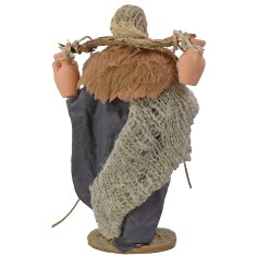 Acquaiolo de 15 cm de altura, terracota, tela, base, a la 2