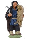 Hombre con hoz y haz de leña 15 cm