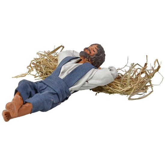 Dormiente su paglia serie 15 cm Mondo Presepi