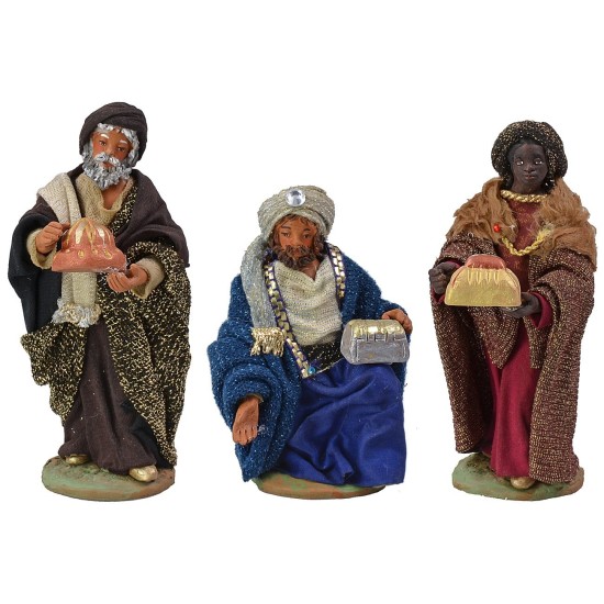 Tres Reyes Magos serie 15 cm Mundo Pesebres