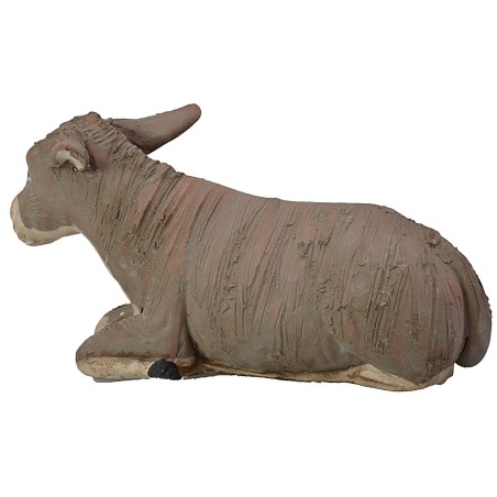 Asno sentado para estatuas de 15 cm Mondo Presepi