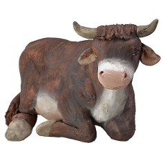 Bue acostado para estatuas de 15 cm Mondo Presepi 2