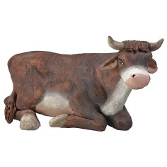 Bue sdraiato per statue 15 cm Mondo Presepi